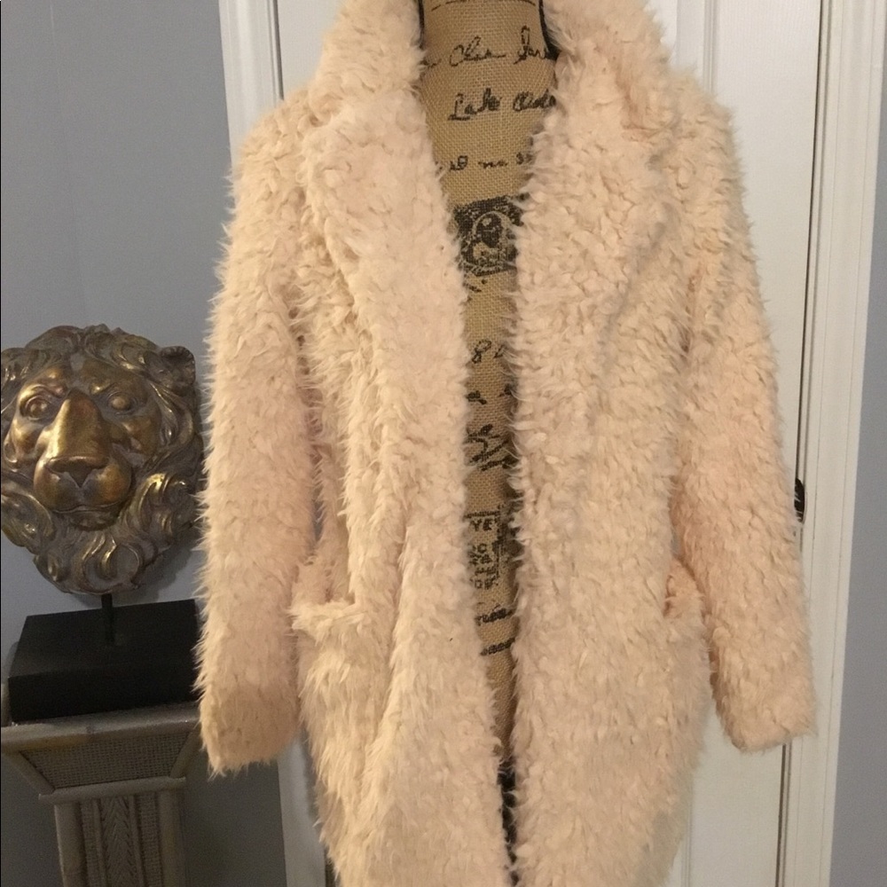 Faux Fur Jacket  1Size Med Left! - Picture 3 of 6